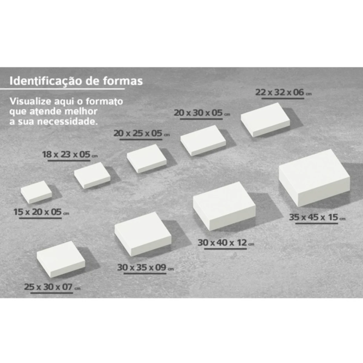 Caixa Retangular Pequim Tampa e Fundo