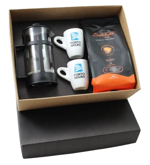Kit Café Cafeteira Francesa Personalizado