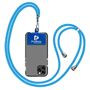 Cordão de Celular de Pescoço e Transversal com TAG e Mosquetão / Salva Celular