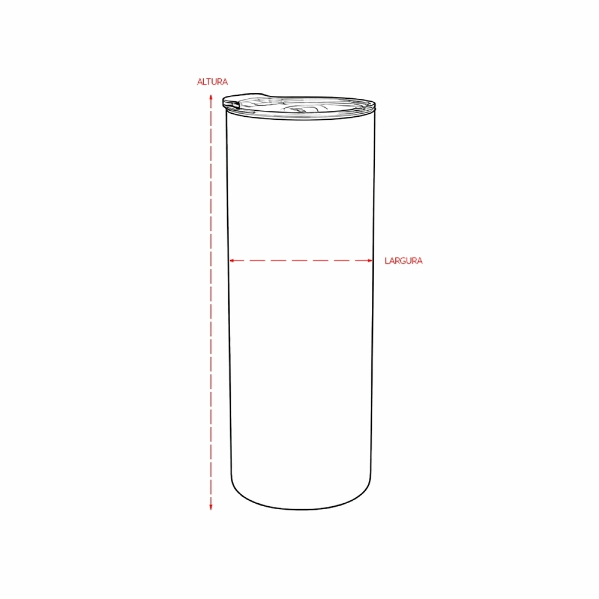 Copo Térmico Sublimático 600ml