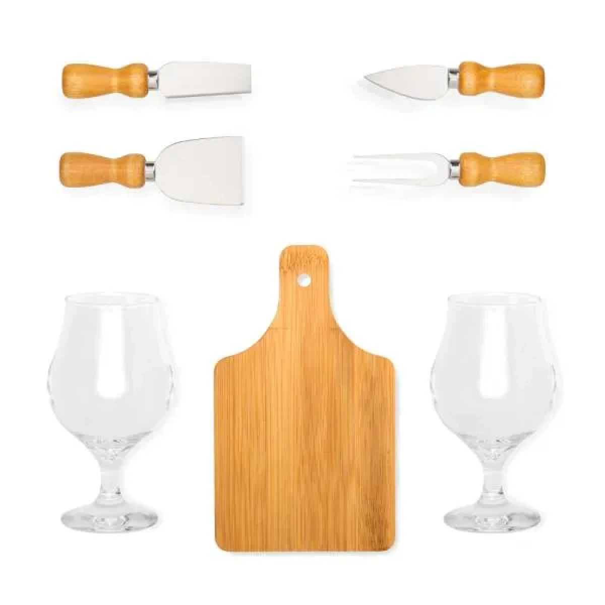 Conjunto para Queijo / Cerveja - 7 Pçs