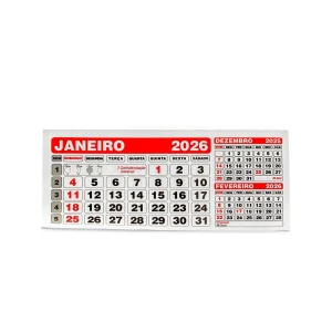Folhinha Calendário 2026
