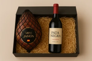 Kit Espumante , Chocolate Premium, Jamón e Mix de Castanhas